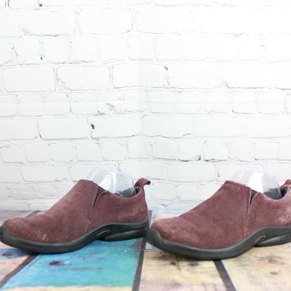 UGG Australia Brown Suede Fleece Lined Casual Slip On Loafers Shoes US 7 - Picture 2 of 9